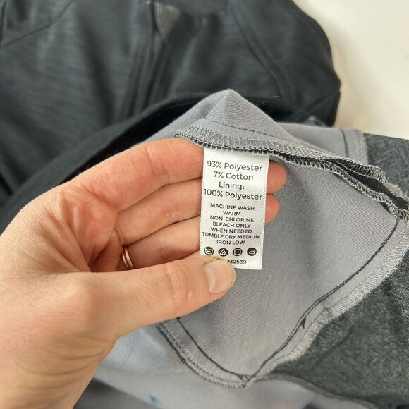 MEDELITA Ionic Nurse Scrub Jacket Womens Small S Polyester Full Zip Dark Gray - Picture 9 of 11